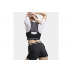 Under Armour Heatgear Mesh Γυναικείο Αμάνικο Crop Top Μαύρο, Λευκό