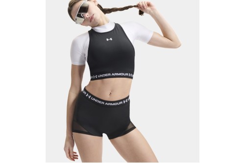 Under Armour Heatgear Mesh Crop Top Αμάνικο Γυναικείο (6010007 008)