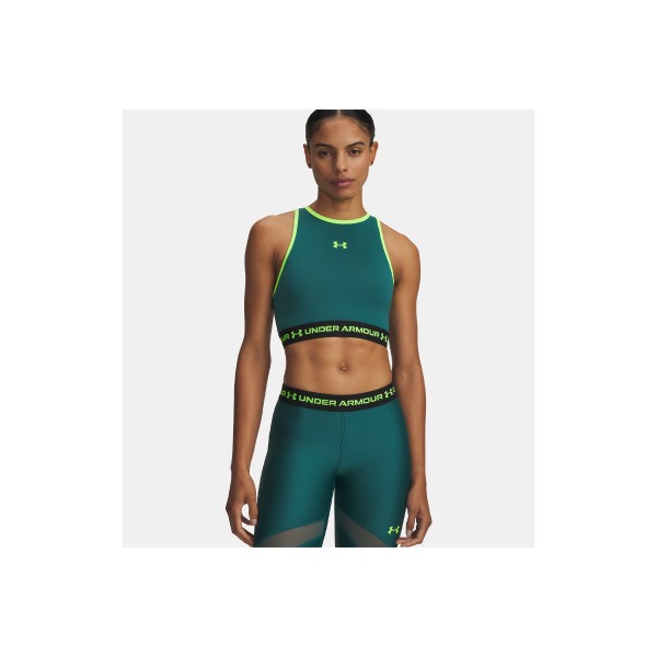 Under Armour Heatgear Mesh Crop Top Αμάνικο Γυναικείο (6010007 338)