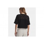 Under Armour Burnout 96 Γυναικείο Κοντομάνικο T-Shirt Μαύρο