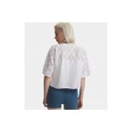 Under Armour Burnout 96 Γυναικείο Κοντομάνικο T-Shirt Λευκό, Μπλε