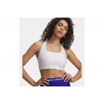 Under Armour Heatgear Mid Γυναικείο Μπουστάκι Λευκό