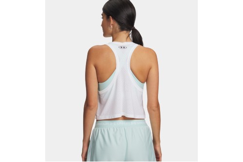Under Armour Tech Sport Mesh Crop Μπλούζα Αμάνικη Γυναικεία (6011229 100)