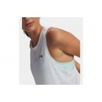 Under Armour Tech Sport Mesh Γυναικεία Αμάνικη Crop Μπλούζα Λευκή