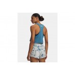 Under Armour Tech Sport Mesh Γυναικεία Αμάνικη Crop Μπλούζα Πετρόλ