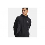 Under Armour Tech Sport Woven Ανδρικό Αντιανεμικό Μπουφάν Μαύρο, Γκρι Σκούρο