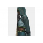 Under Armour Heatgear Mesh Cropped Γυναικεία Πολυεστερική Ζακέτα με Κουκούλα Πετρόλ, Λαχανί, Μαύρη