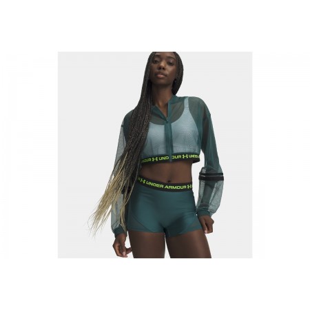 Under Armour Heatgear Mesh Cropped Ζακέτα Πολυεστερική Γυναικεία (6012295 338)