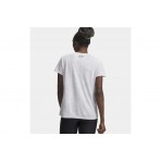 Under Armour Tech Pixelate Γυναικείο Κοντομάνικο T-Shirt Γκρι Ανοιχτό