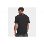 Under Armour Tech Taping Ανδρικό Κοντομάνικο T-Shirt Μαύρο