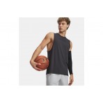 Under Armour Hoops Training Ανδρική Αμάνικη Μπλούζα Ανθρακί