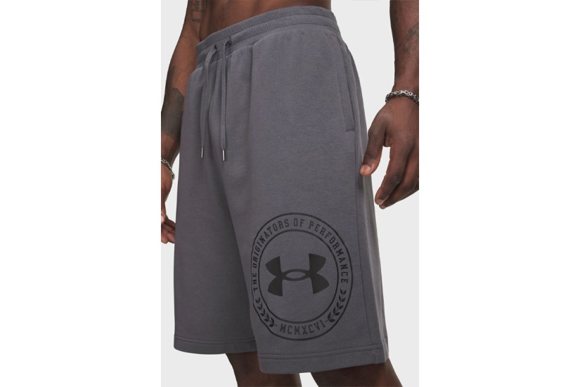 Under Armour Rival Lightweight Graphic Ανδρική Αθλητική Βερμούδα Ανθρακί