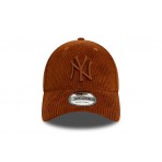 New Era New York Yankees Cord 9Forty Κοτλέ Καπέλο Strapback Καφέ