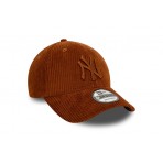 New Era New York Yankees Cord 9Forty Κοτλέ Καπέλο Strapback Καφέ
