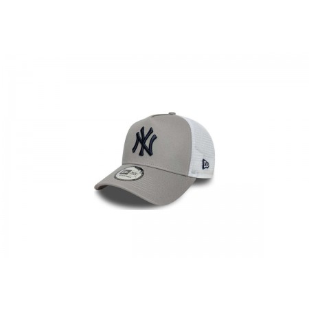 New Era New York Yankees Side Patch Trucker Καπέλο Snapback Γκρι, Λευκό