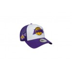New Era Los Angeles Lakers Trucker Καπέλο Snapback Μωβ, Λευκό, Κίτρινο