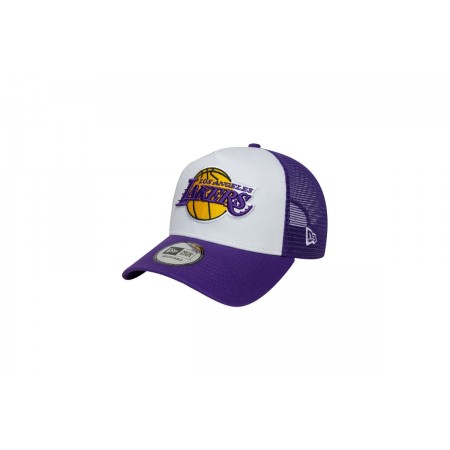 New Era Los Angeles Lakers Trucker Καπέλο Snapback Μωβ, Λευκό, Κίτρινο