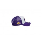 New Era Los Angeles Lakers Trucker Καπέλο Snapback Μωβ, Λευκό, Κίτρινο