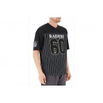 New Era Las Vegas Raiders NFL Ανδρικό Κοντομάνικο T-Shirt Μαύρο, Λευκό