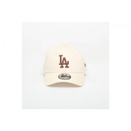 New Era LA Dodgers MLB League 9Forty Καπέλο Strapback Μπεζ, Καφέ