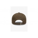 New Era LA Dodgers MLB Team Outline 9Forty Καπέλο Strapback Καφέ, Λευκά