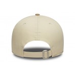 New Era New York Yankees MLB 9Forty Καπέλο Strapback Εκρού, Μπεζ