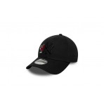 New Era New York Yankees Tonal MLB Icon 9Forty Καπέλο Strapback Μαύρο, Κόκκινο