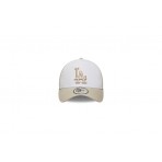New Era Los Angeles Dodgers Καπέλο Trucker Snapback Μπεζ, Λευκό