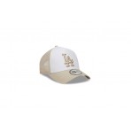 New Era Los Angeles Dodgers Καπέλο Trucker Snapback Μπεζ, Λευκό