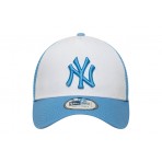 New Era New York Yankees League Essentials Trucker Καπέλο Snapback Γαλάζιο, Λευκό