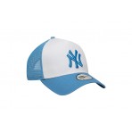 New Era New York Yankees League Essentials Trucker Καπέλο Snapback Γαλάζιο, Λευκό