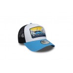 New Era Mykonos 9FORTY A-Frame Trucker Καπέλο Snapback Γαλάζιο, Λευκό, Μαύρο