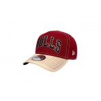 New Era Chicago Bulls NBA City Icon 9FORTY E-Frame Καπέλο Snapback Μπορντό, Εκρού, Μαύρο