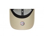 New Era New York Yankees MLB Metallic 9Forty Καπέλο Strapback Μπεζ, Ασημί