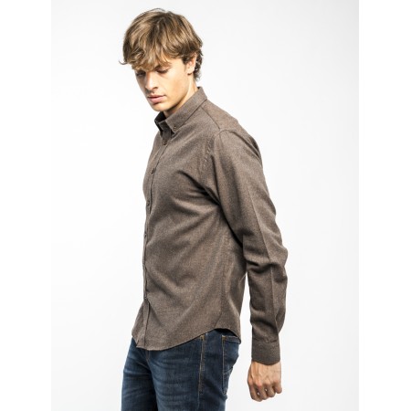 Staff Cesar Man Shirt Brown 61-008.048.ν0049 