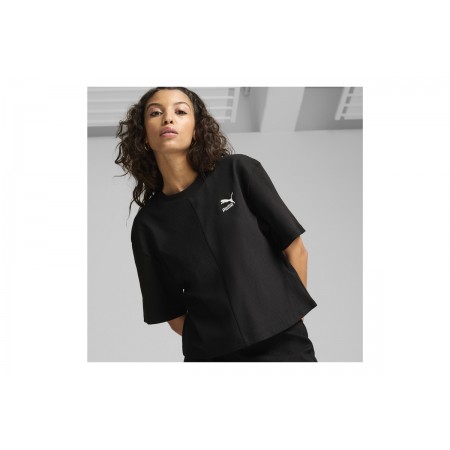 Puma Classics Ribbed T-Shirt Γυναικείο 