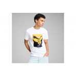 Puma Graphics Shadow Play Ανδρικό Κοντομάνικο T-Shirt Λευκό