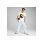 Puma Graphics Shadow Play Ανδρικό Κοντομάνικο T-Shirt Λευκό