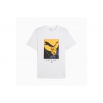 Puma Graphics Shadow Play Ανδρικό Κοντομάνικο T-Shirt Λευκό