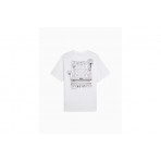 Puma Graphics Hotel Relaxed Ανδρικό Κοντομάνικο T-Shirt Λευκό