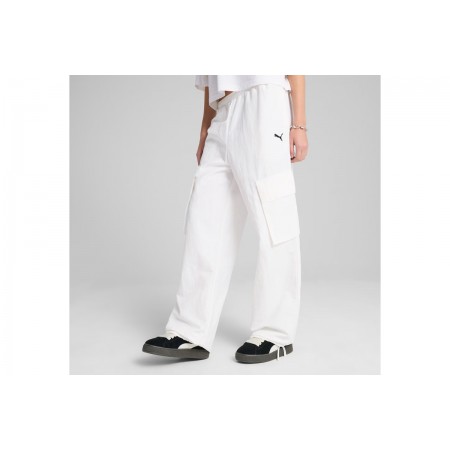 Puma Wardrobe Ess Cargo Παντελόνι Φόρμας Γυναικείο 