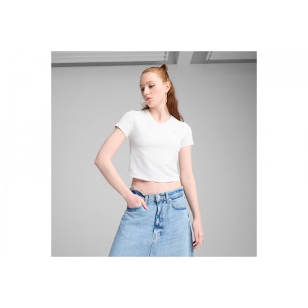 Puma Dare To Baby Tee Crop Top Κοντομάνικο Γυναικείο 