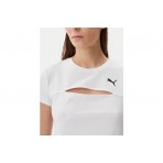 Puma Wardrobe Ess Cut-Out Baby Γυναικείο Κοντομάνικο T-Shirt