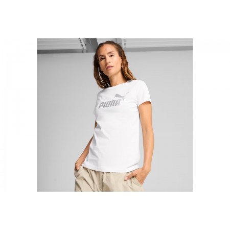 Puma Ess Metallic No. 1 Logo T-Shirt Γυναικείο 