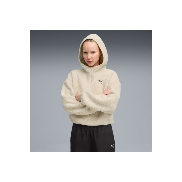 Puma Wardrobe Essentials Polar Μπλούζα Fleece Με Φερμουάρ Γυναικε (632048 87)