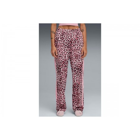 Puma T7 Leo Luxe All-Over Print Παντελόνι Φόρμας Γυναικείο 