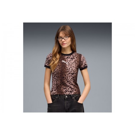 Puma Essentials Graphics Leo Luxe T-Shirt Ανδρικό (634562 01)