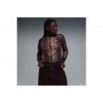 Puma T7 Leo Luxe Γυναικεία Πολυεστερική Ζακέτα Καφέ, Μαύρη