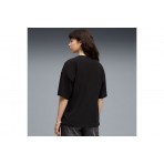 Puma Essentials Graphics Bedazzled Oversized T-Shirt Γυναικείο (634566 01)