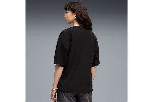 Puma Essentials Graphics Bedazzled Oversized T-Shirt Γυναικείο (634566 01)